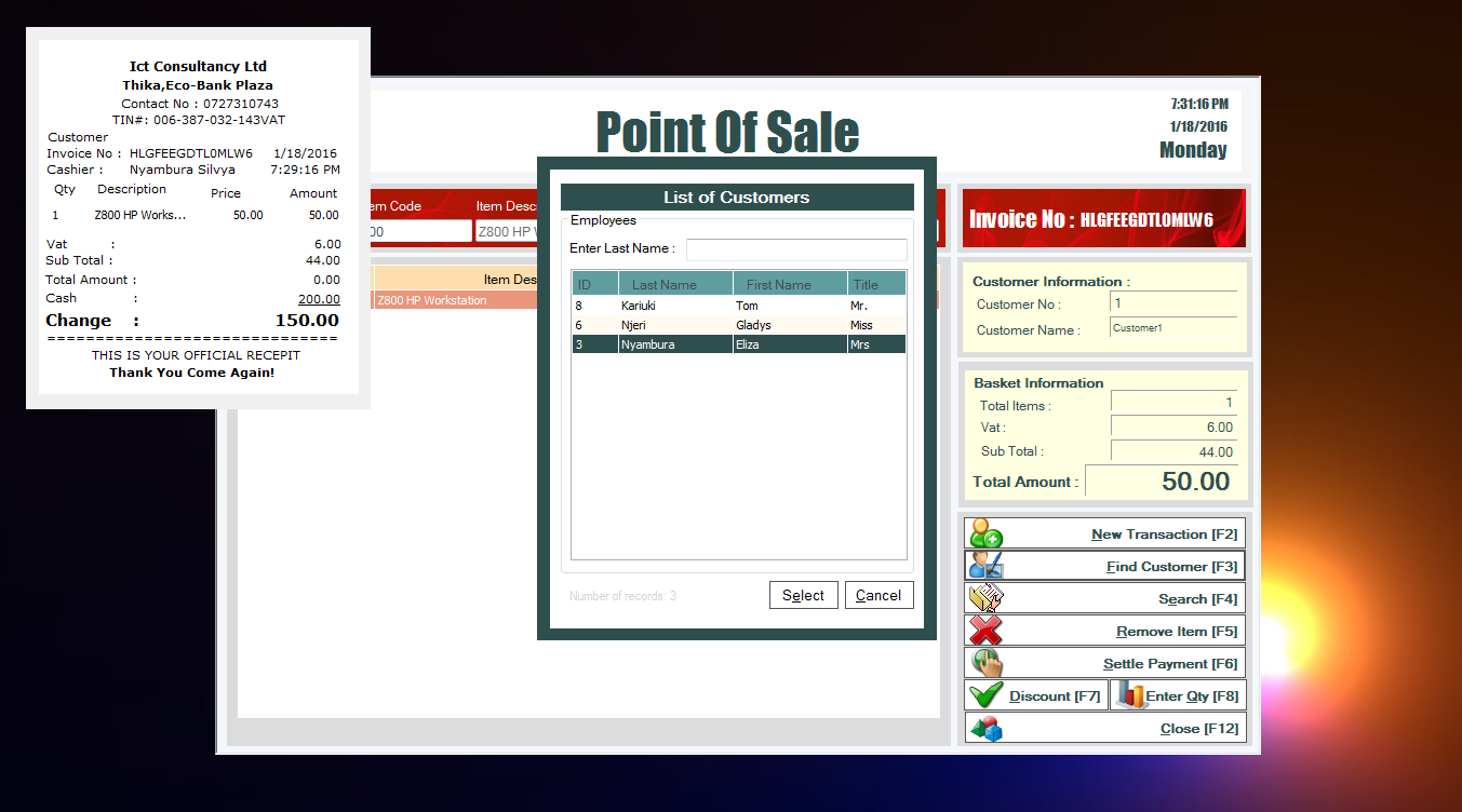 Point of Sale