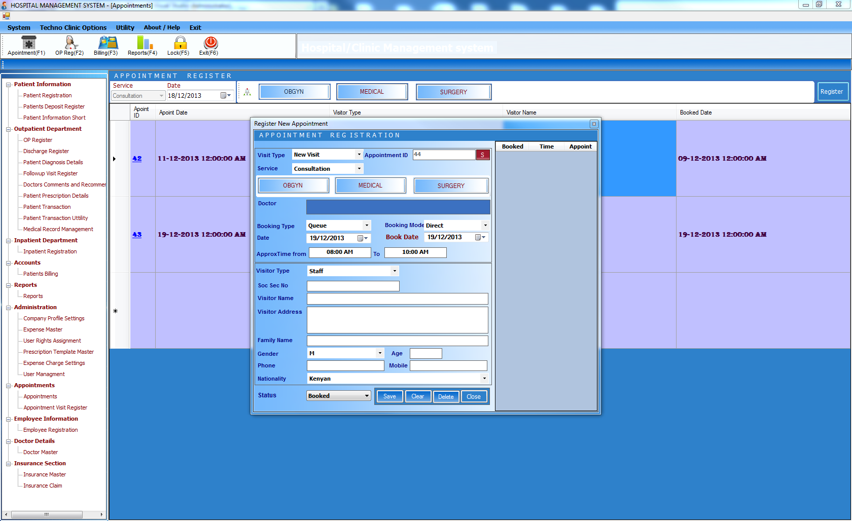 Hospital management system